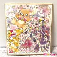 プリキュア　色紙ART5　キュアミラクル＆キュアマジカル＆キュアフェリーチェ＆モフルン