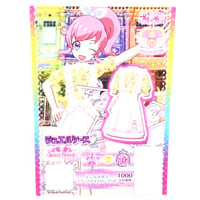 キラッとプリ☆チャン　プロモ　デニムリボンテディベアイエローワンピ・デニムリボンブルーパンプス　みらい　桃山みらい