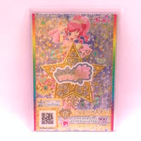 キラッとプリ☆チャン　プリチケ　プロモ　アイランジュピンクキラッとヘアアクセ　みらい