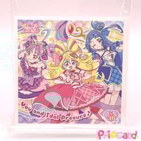 デリシャスパーティプリキュア キラキラクリアカード ガム キュア