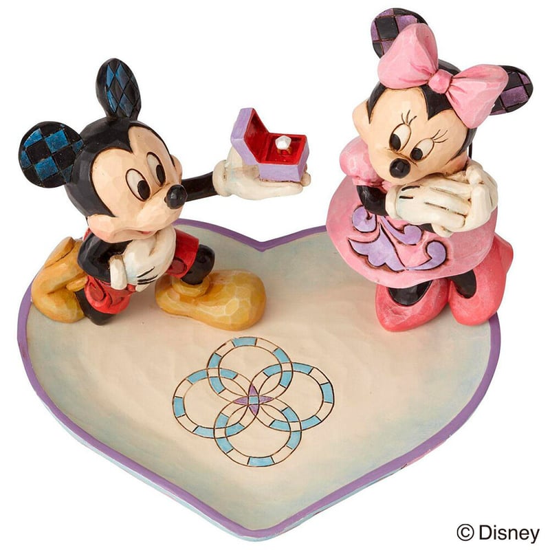 ディズニー ミッキー&ミニーのフィギュリン(彫像) 【ヨーロッパから