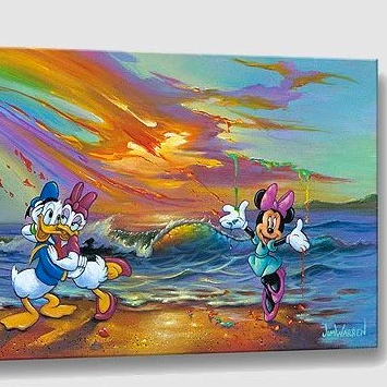 s*n様 【希少・真作】ミッキー＆ウォルト・ディズニー　ディズニー公認アート s*n様 【希少・真作】ミッキー＆ウォルト・ディズニー ディズニー公認