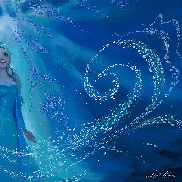 ディズニー公式ファインアート アナと雪の女王 