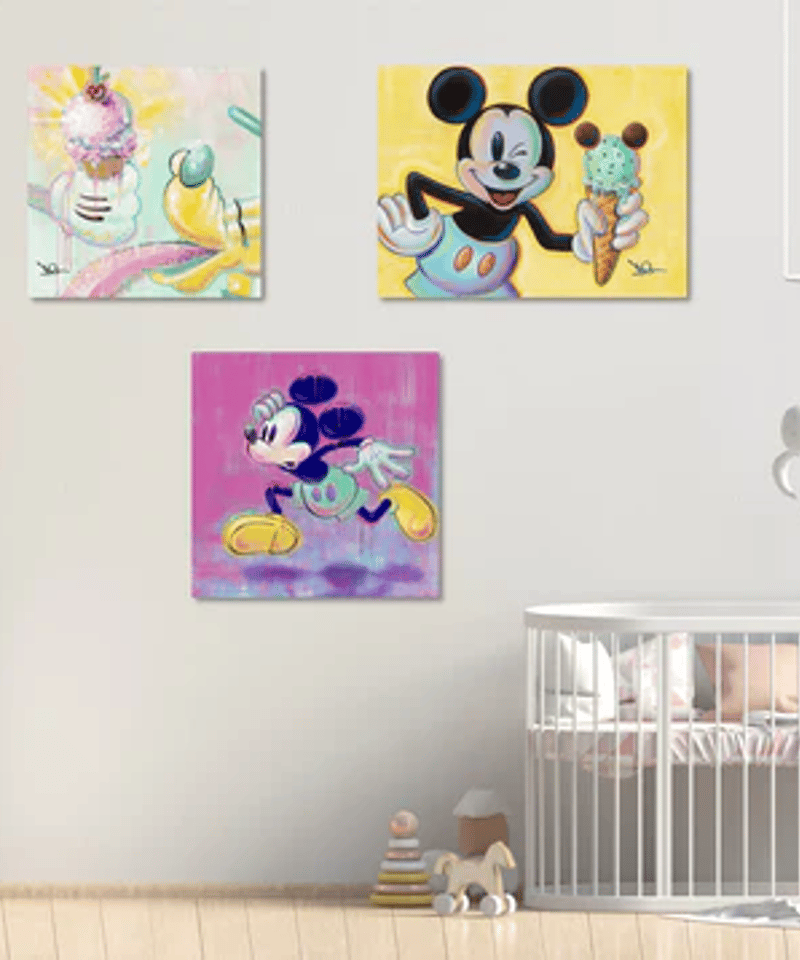 DISNEY Fine Art 6up MIckey ミッキーマウス