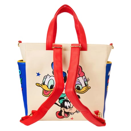 Disney × Loungefly　 ミッキー＆ミニー　トートバッグ/バックパック　【ヨーロッパから正規品・新品をお届け】
