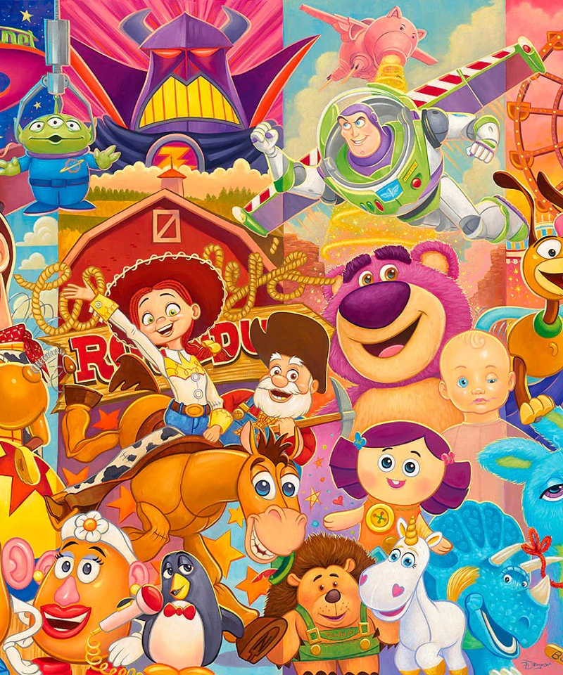 ディズニー公式ファインアート トイ・ストーリー 