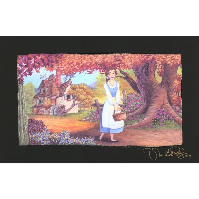 ディズニープリンセス 美女と野獣 複製原画