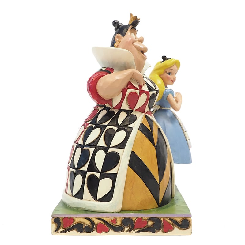 ディズニー ふしぎの国のアリス＆ハートの女王 フィギュリン (高さ約