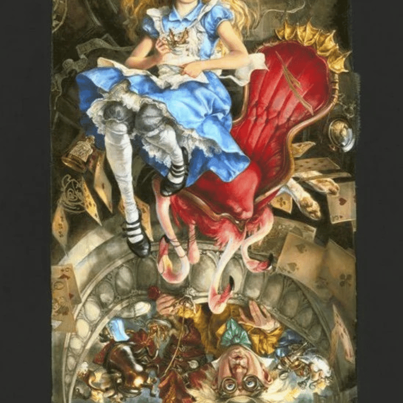 ディズニー公式ファインアート ふしぎの国のアリス 