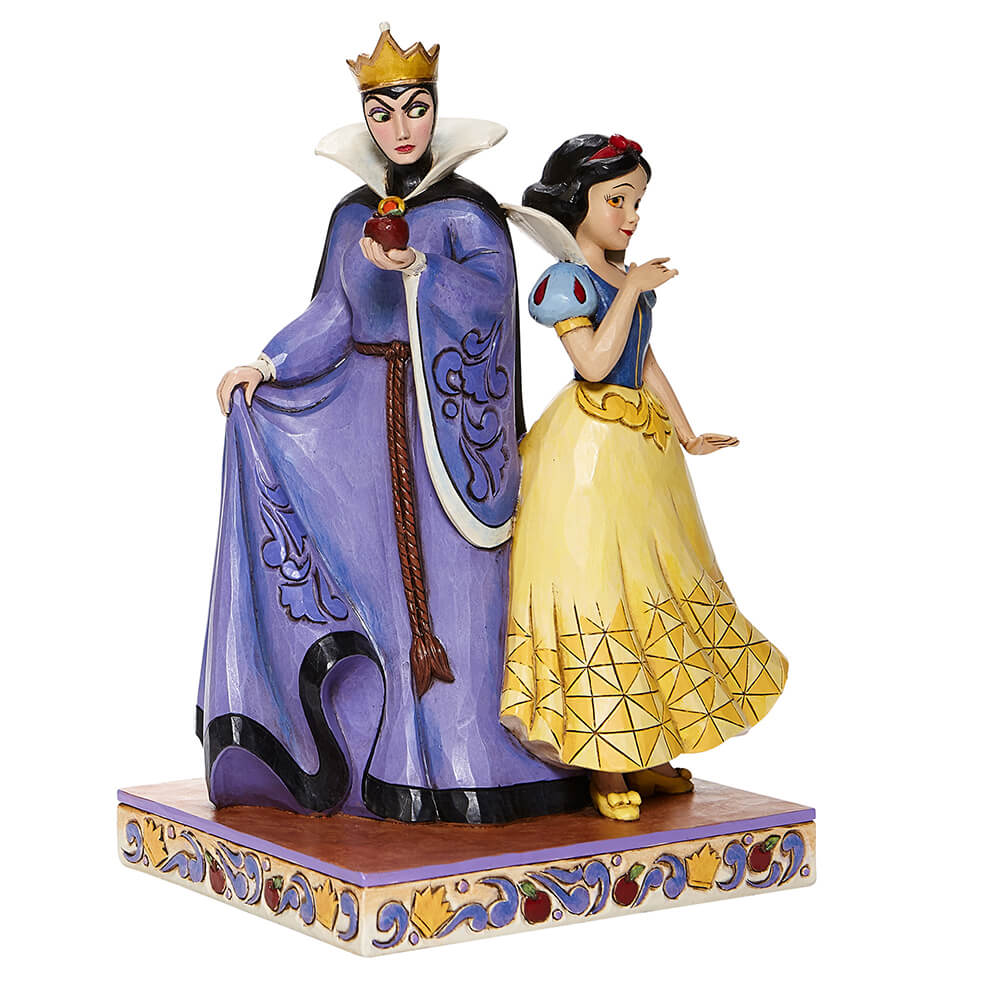 ディズニー 白雪姫＆魔女 フィギュリン (高さ約21cm彫像) 【ヨーロッパ