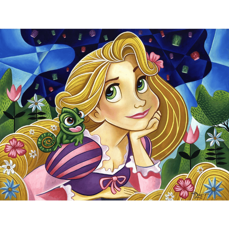 ディズニー公式ファインアート 塔の上のラプンツェル 