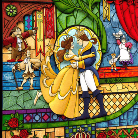 ディズニー公式ファインアート　"Our Fairytale"  限定版   【ヨーロッパから正規品・新品をお届け】