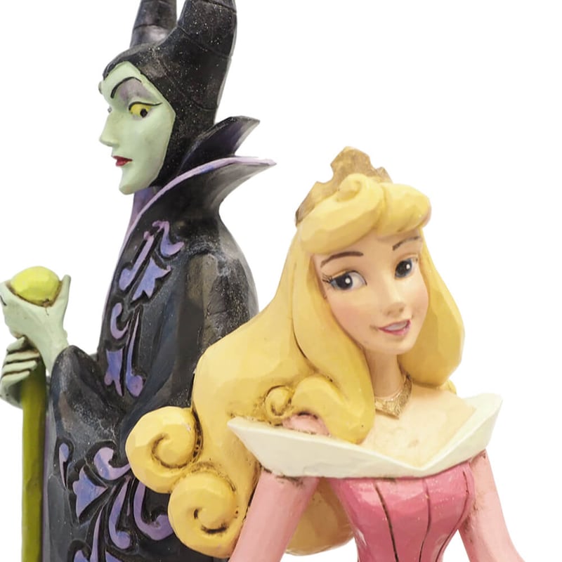 ディズニー 眠れる森の美女 オーロラ＆マレフィセント フィギュリン