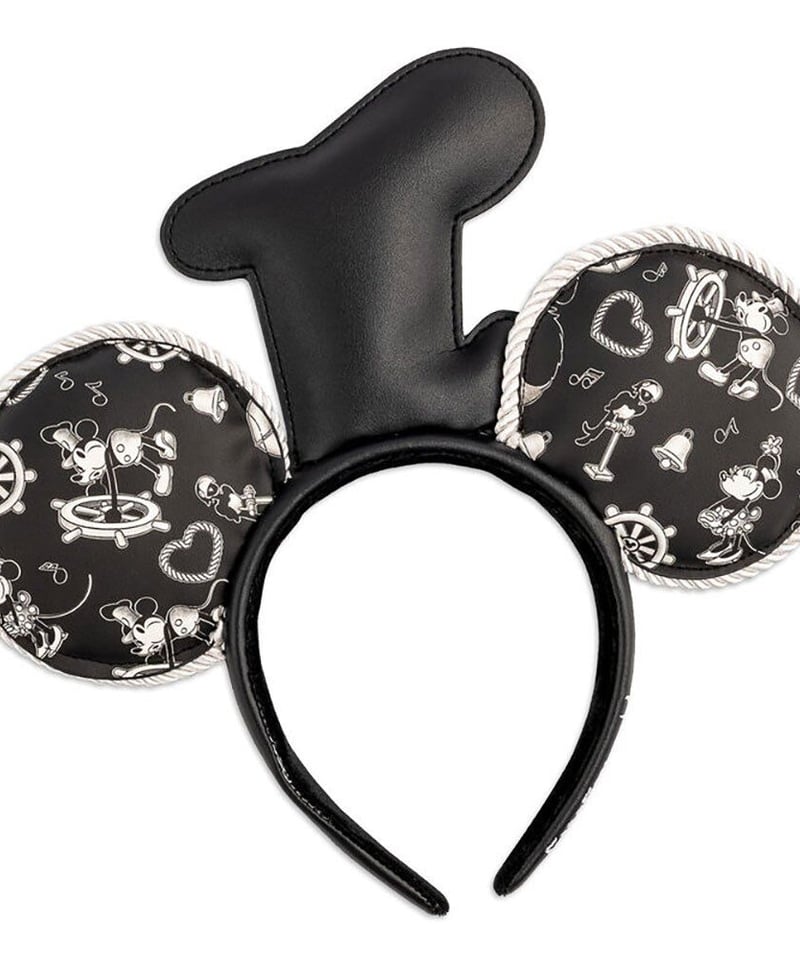 ディズニー　蒸気船ウィリーカチューシャ　2個セット ディズニーラウンジフライ 蒸気船ウィリー カチューシャ 新品
