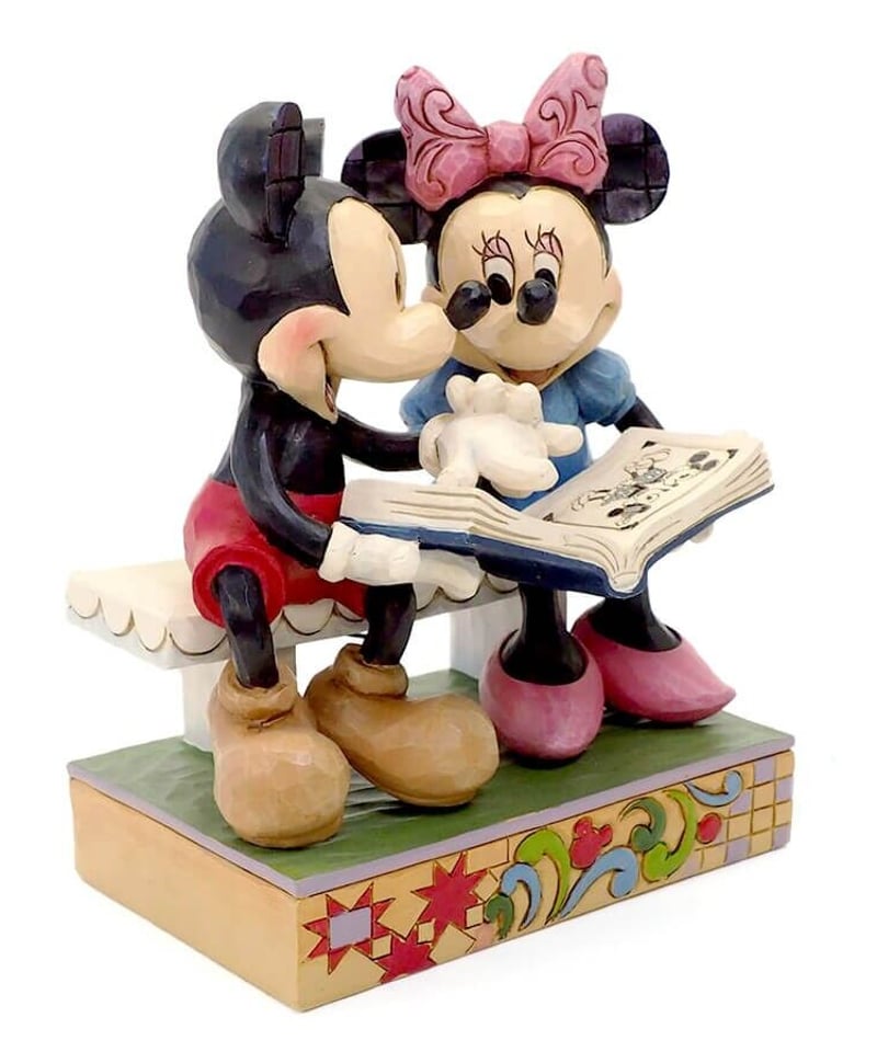 ディズニー ミッキー&ミニー85周年 フィギュリン(彫像 ディズニー ミッキー&ミニー85周年 フィギュリン(彫像