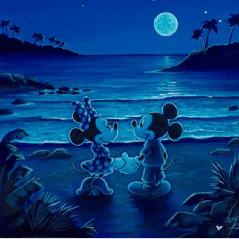 ディズニーファインアート キャンバス 限定 ミッキー&ミニー ディズニーファインアート キャンバス 限定 ミッキー&ミニー