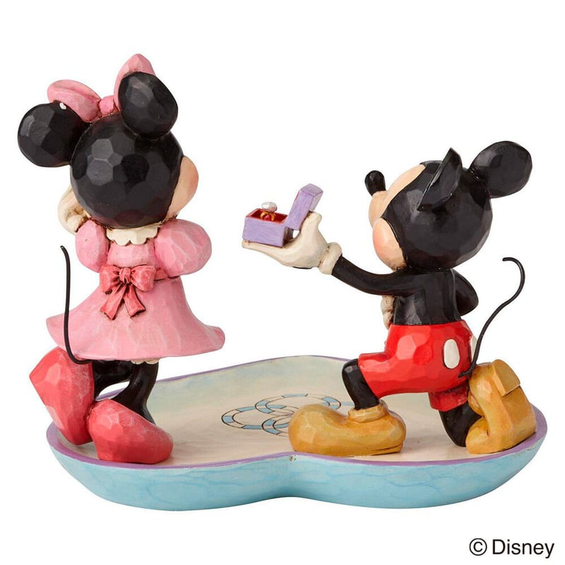 ディズニー ミッキー&ミニーのフィギュリン(彫像) 【ヨーロッパから