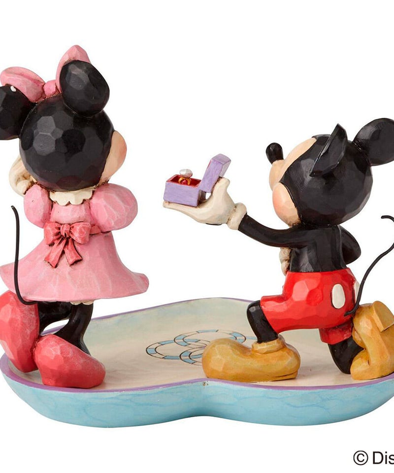 ディズニー ミッキー&ミニーのフィギュリン(彫像) 【ヨーロッパ ディズニー ミッキー&ミニーのフィギュリン(彫像) 【ヨーロッパ