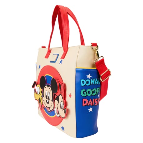 Disney × Loungefly　 ミッキー＆ミニー　トートバッグ/バックパック　【ヨーロッパから正規品・新品をお届け】