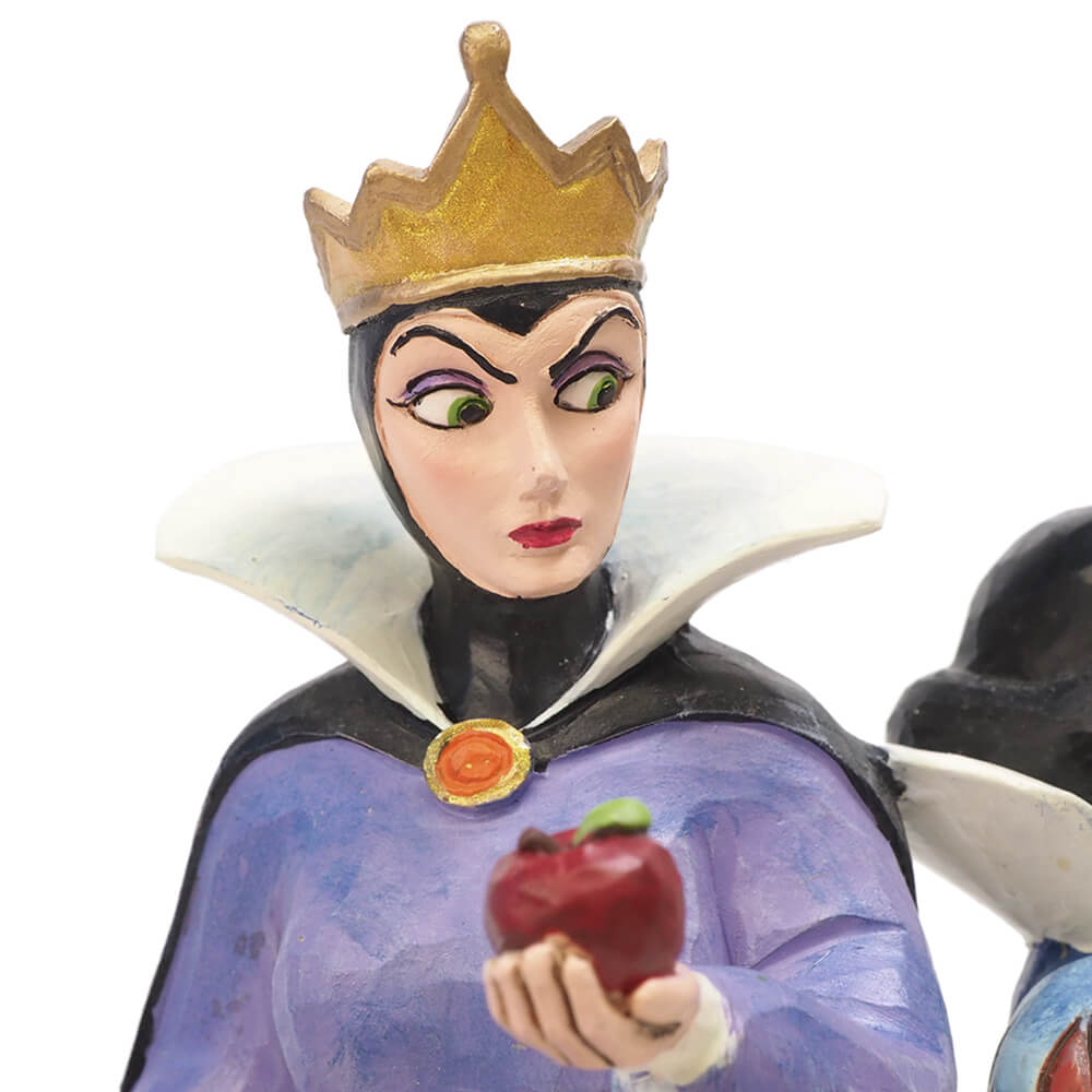 ディズニー 白雪姫＆魔女 フィギュリン (高さ約21cm彫像) 【ヨーロッパ