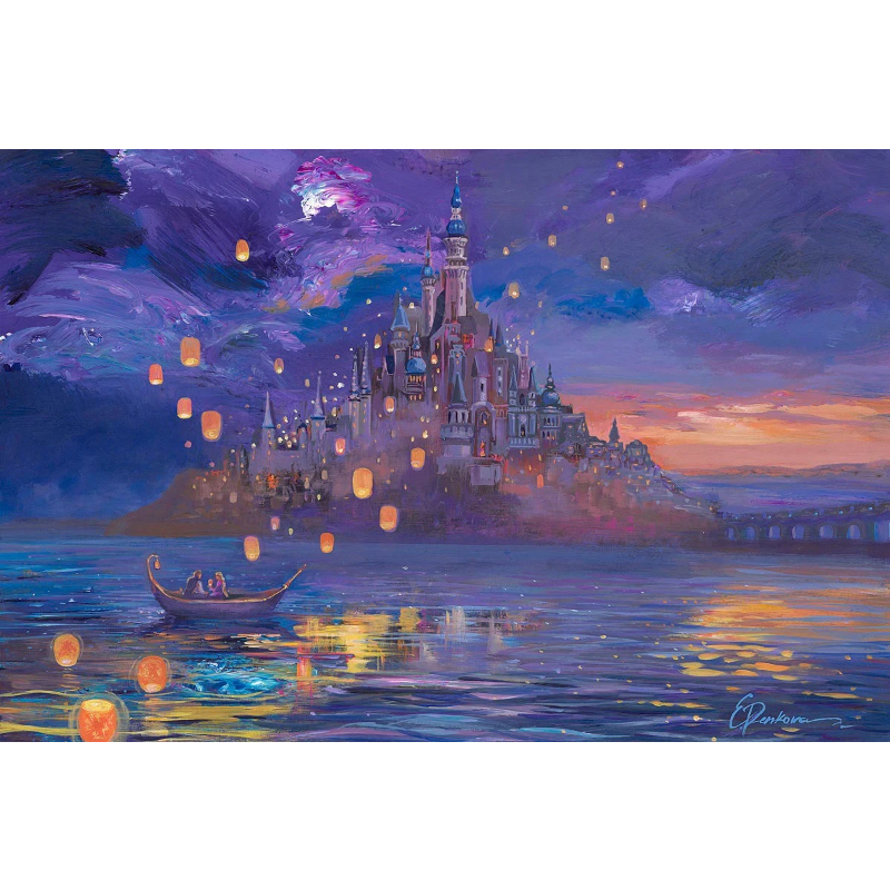 ディズニー公式ファインアート 塔の上のラプンツェル 