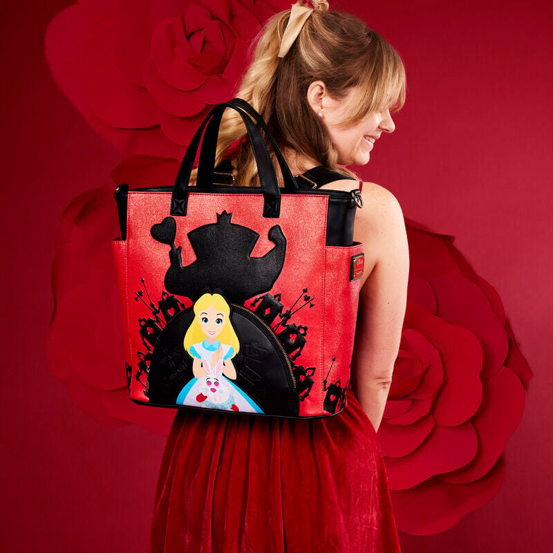 Disney × Loungefly ふしぎの国のアリス コンバーティブルバッグ