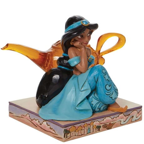 ディズニー　ジャスミンのフィギュリン(高さ約14cm彫像)　【ヨーロッパから正規品・新品をお届け】