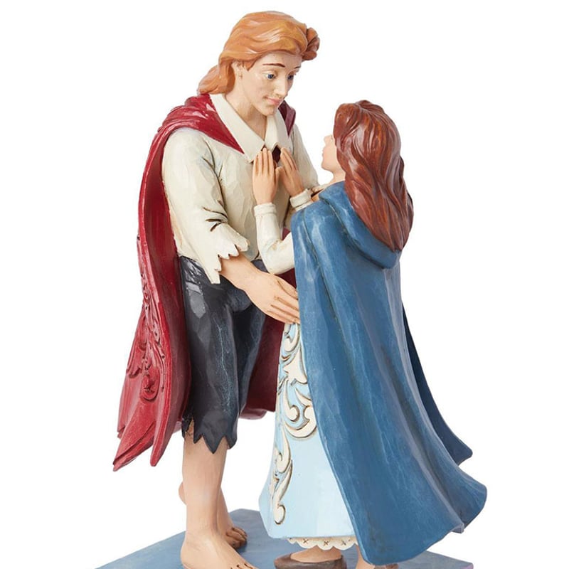 ディズニー 美女と野獣 ベル&アダム王子 フィギュリン(高さ約20cmの