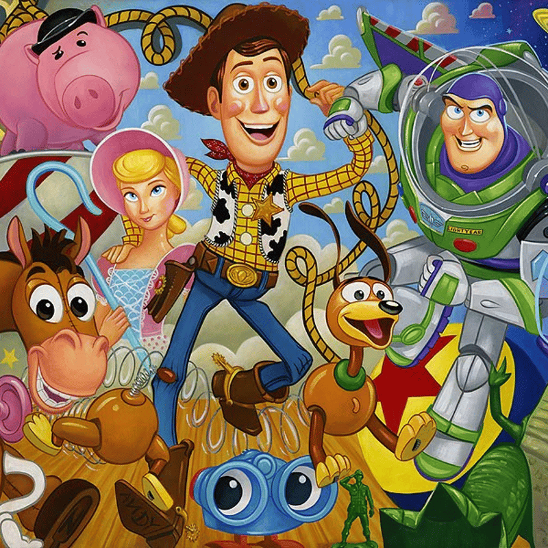 ディズニー公式ファインアート トイ・ストーリー 