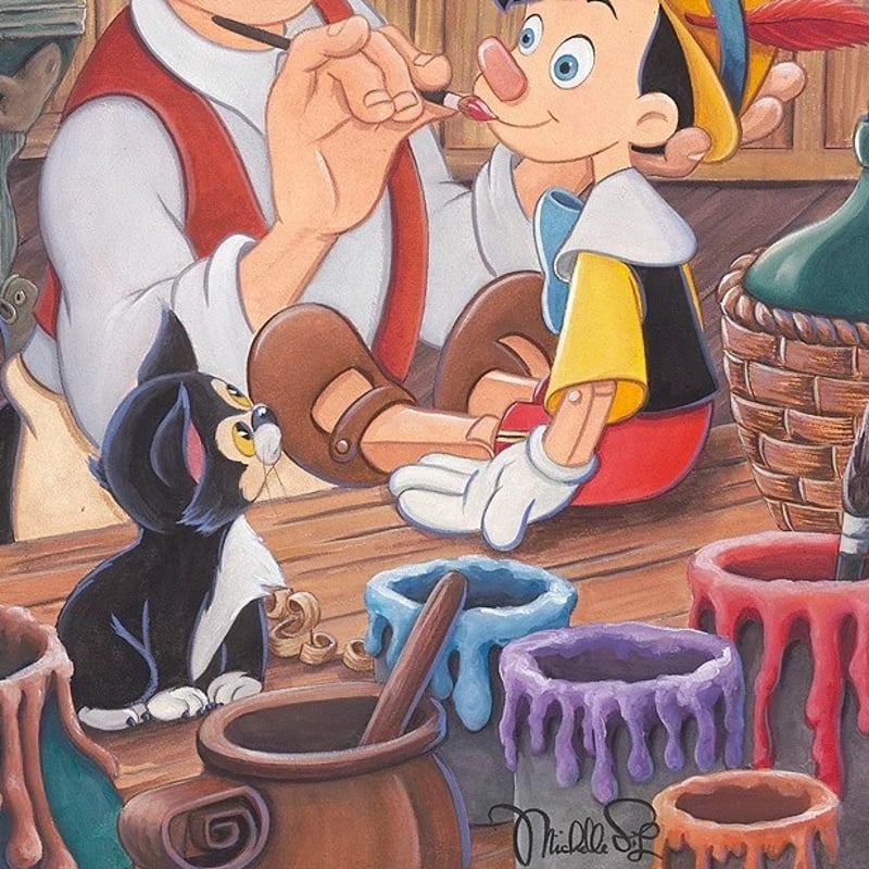 ディズニー公式ファインアート ピノキオ 