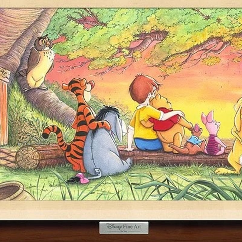 ディズニー公式ファインアート くまのプーさん 