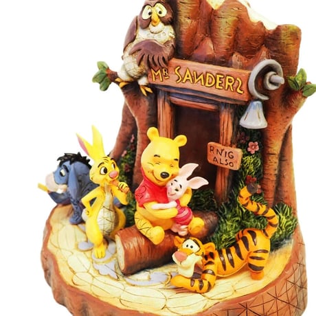 ディズニー　くまのプーさん　フィギュリン(彫像)　【ヨーロッパから正規品・新品をお届け】