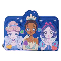 Disney × Loungefly　 ディズニープリンセス Manga Style お財布【ヨーロッパから正規品・新品をお届け】