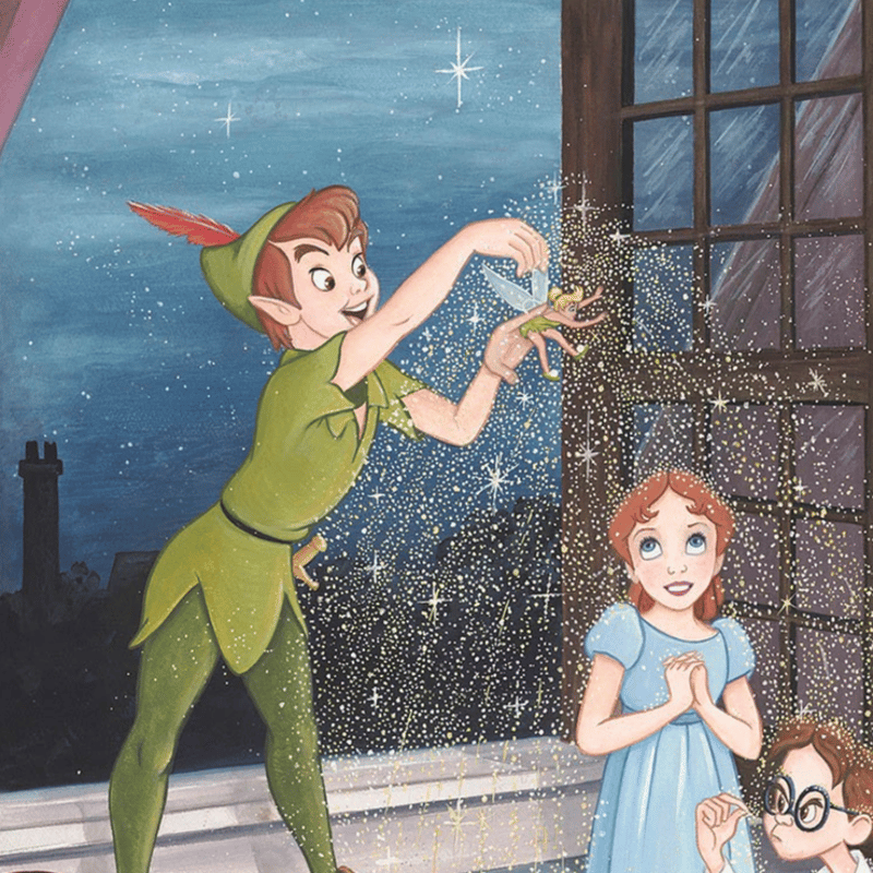 ディズニー公式ファインアート ピーター・パン 