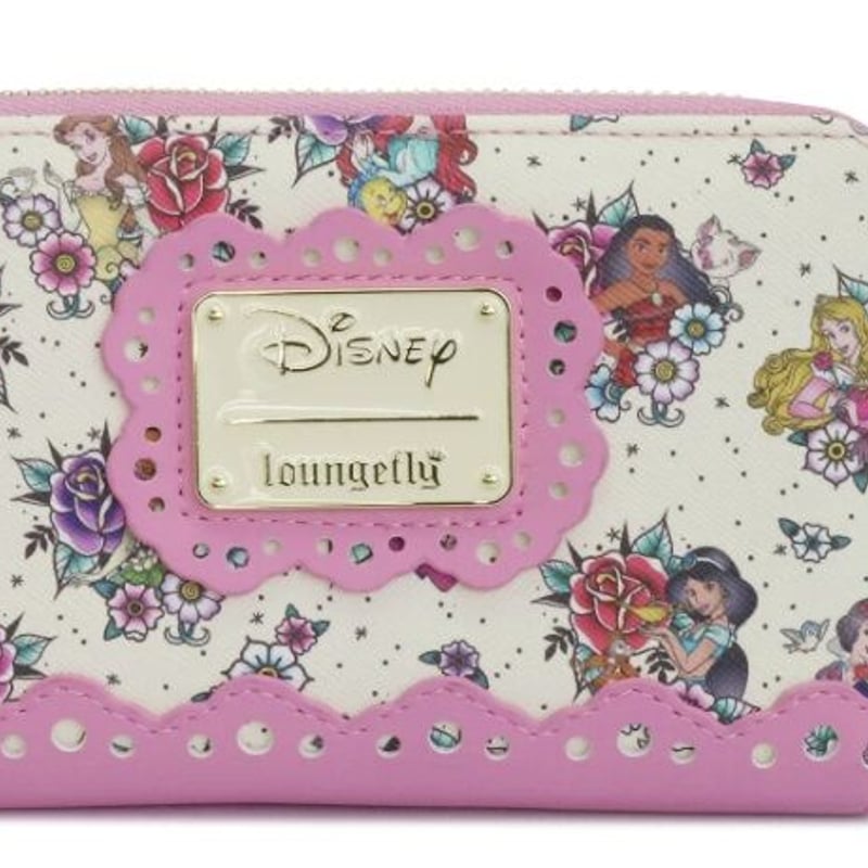 Disney × loungefly ディズニープリンセス フローラルパターン お財布