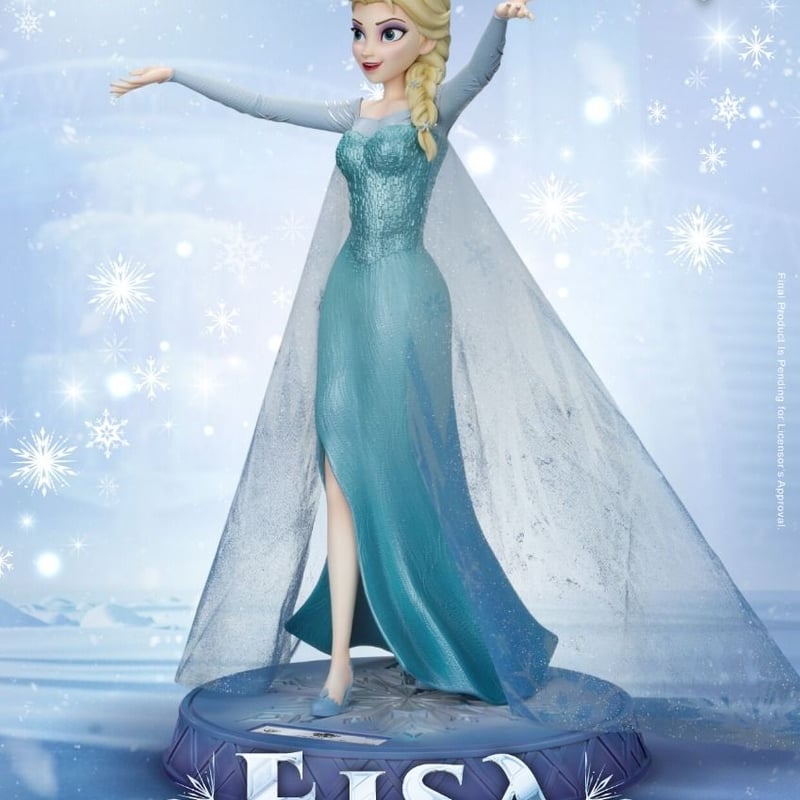 ディズニー公式　エルサ　120 ディズニー アナと雪の女王 エルサ 大型精巧フィギュア限定版 高さ約