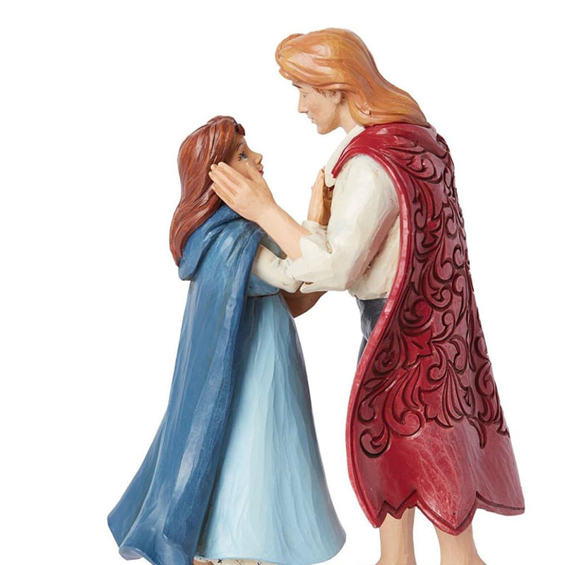 ディズニー 美女と野獣 ベル&アダム王子 フィギュリン(高さ約20cmの