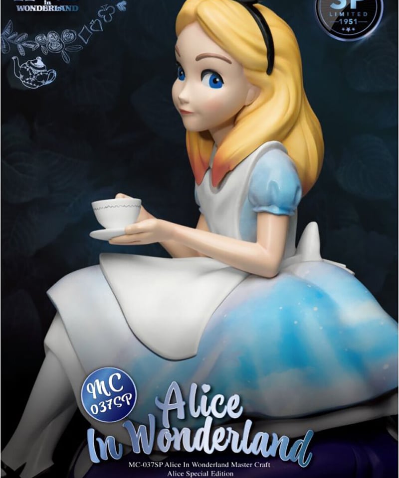 ディズニー ふしぎの国のアリス 大型精巧フィギュア限定版 高さ ディズニー ふしぎの国のアリス 大型精巧フィギュア限定版 高さ