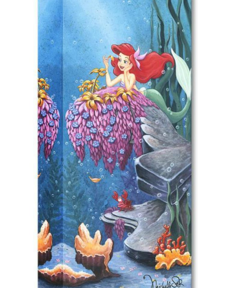 Disney　アリエルとエリックの限定アート作品 Disney アリエルとエリックの限定アート作品 ディズニー 公式