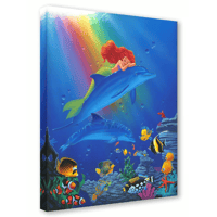 ディズニー　公式ファインアート　リトル・マーメイド　"Underwater Dreams" 　額装済み　作者直筆サイン入り限定版   【ヨーロッパから正規品・新品をお届け】