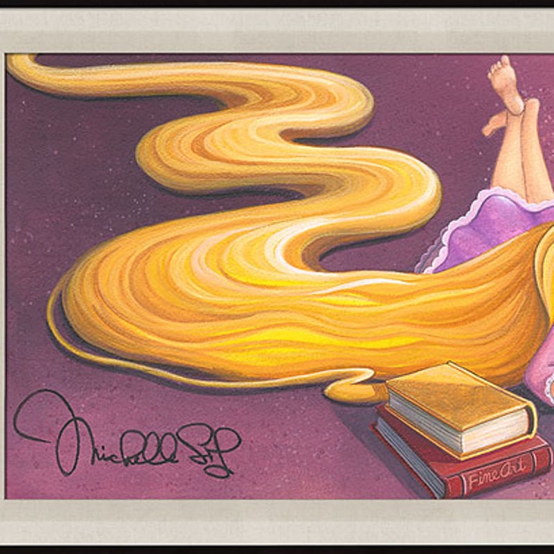 ディズニー公式ファインアート 塔の上のラプンツェル 