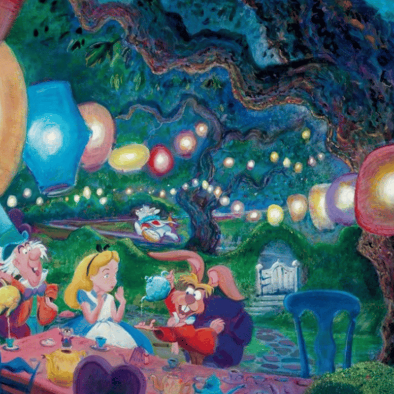 Disney Fine Art ファインアート ふしぎの国のアリスローシリアル Disney Fine Art ファインアート ふしぎの国のアリスローシリアル