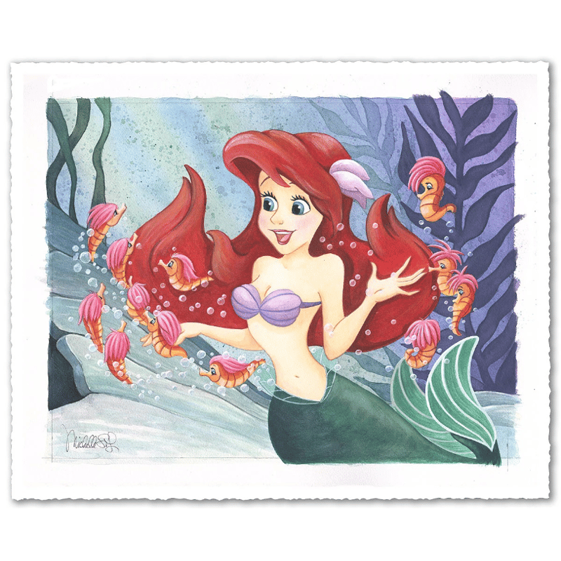 ディズニー 公式ファインアート リトル・マーメイド 