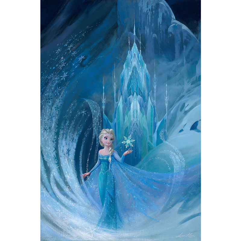 真作■アナと雪の女王 版画 エルサ■絵画 ディズニー アナ雪 アールビバン ディズニー公式ファインアート アナと雪の女王 