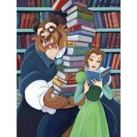 ディズニー 公式ファインアート 美女と野獣 