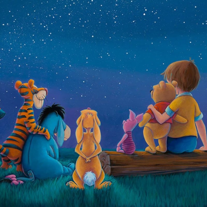 ディズニー公式ファインアート くまのプーさん 