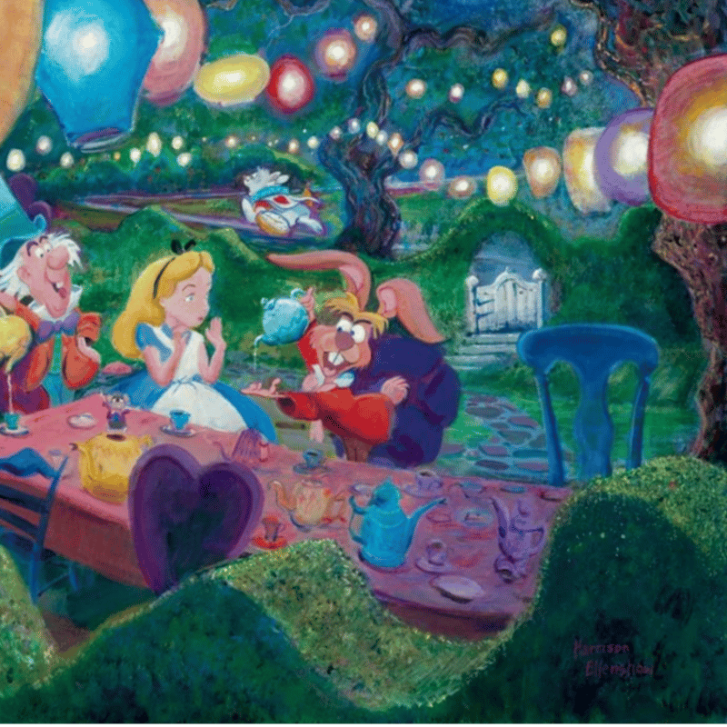 ディズニー公式ファインアート ふしぎの国のアリス 