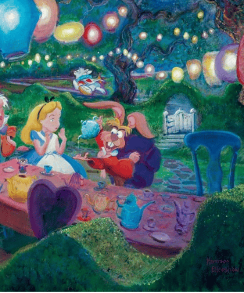 ディズニー公式ファインアート ふしぎの国のアリス 