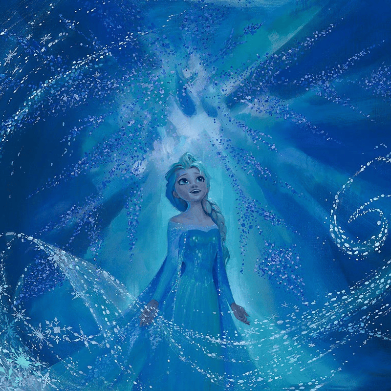 アナと雪の女王 絵画 レアなシリアルナンバー同じ