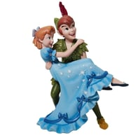ディズニー　ピーター・パンとウェンディのフィギュリン(彫像)　【ヨーロッパから正規品・新品をお届け】